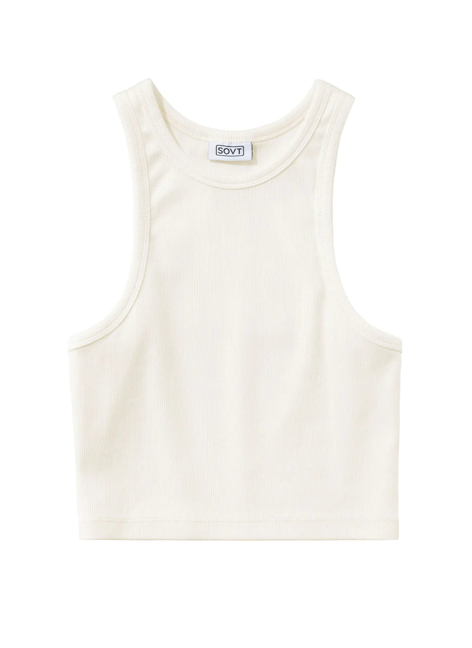 Mary Braun Cropped Tank - whisper-white