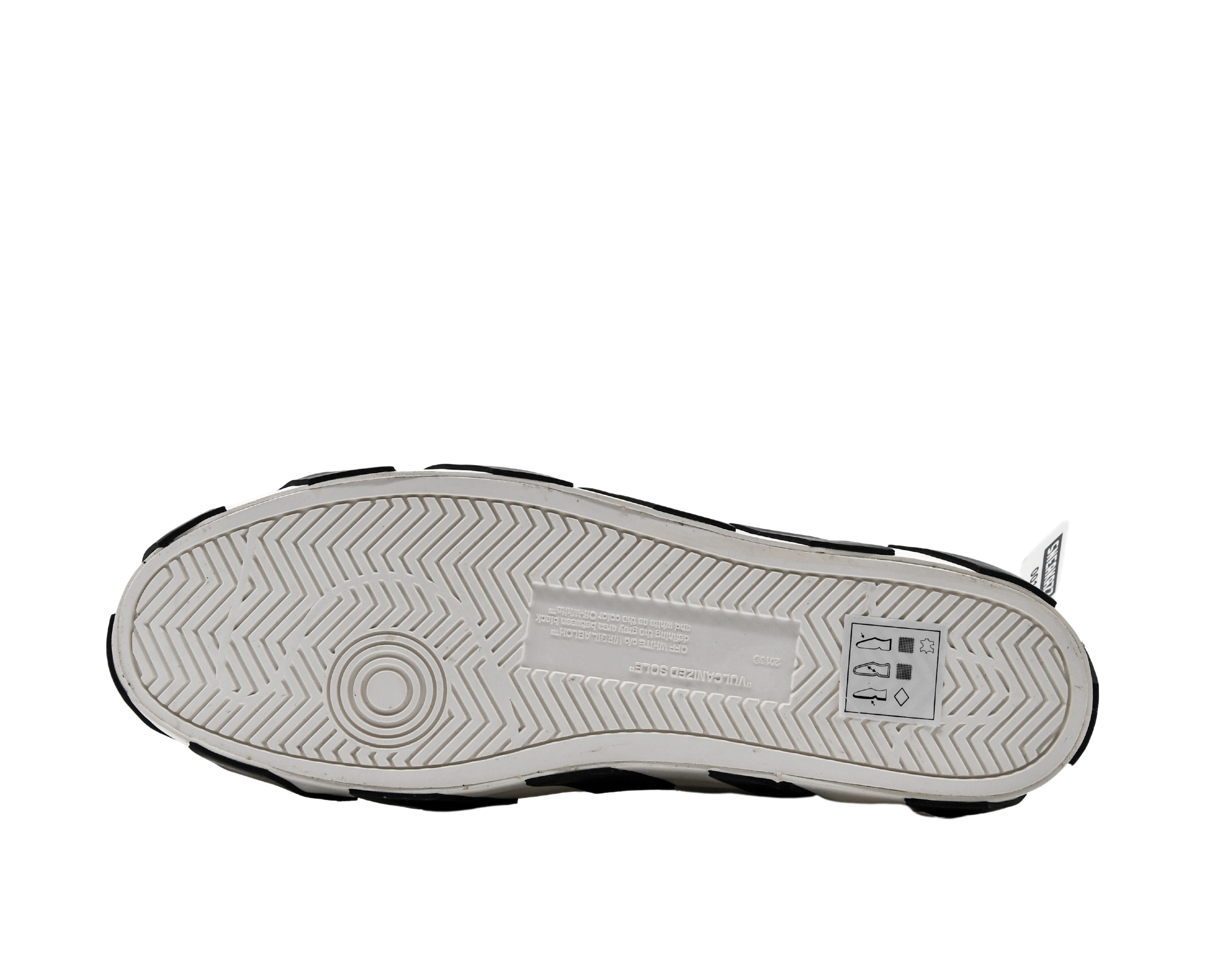 OFF-WHITE Vulcanized Mid Top White Black