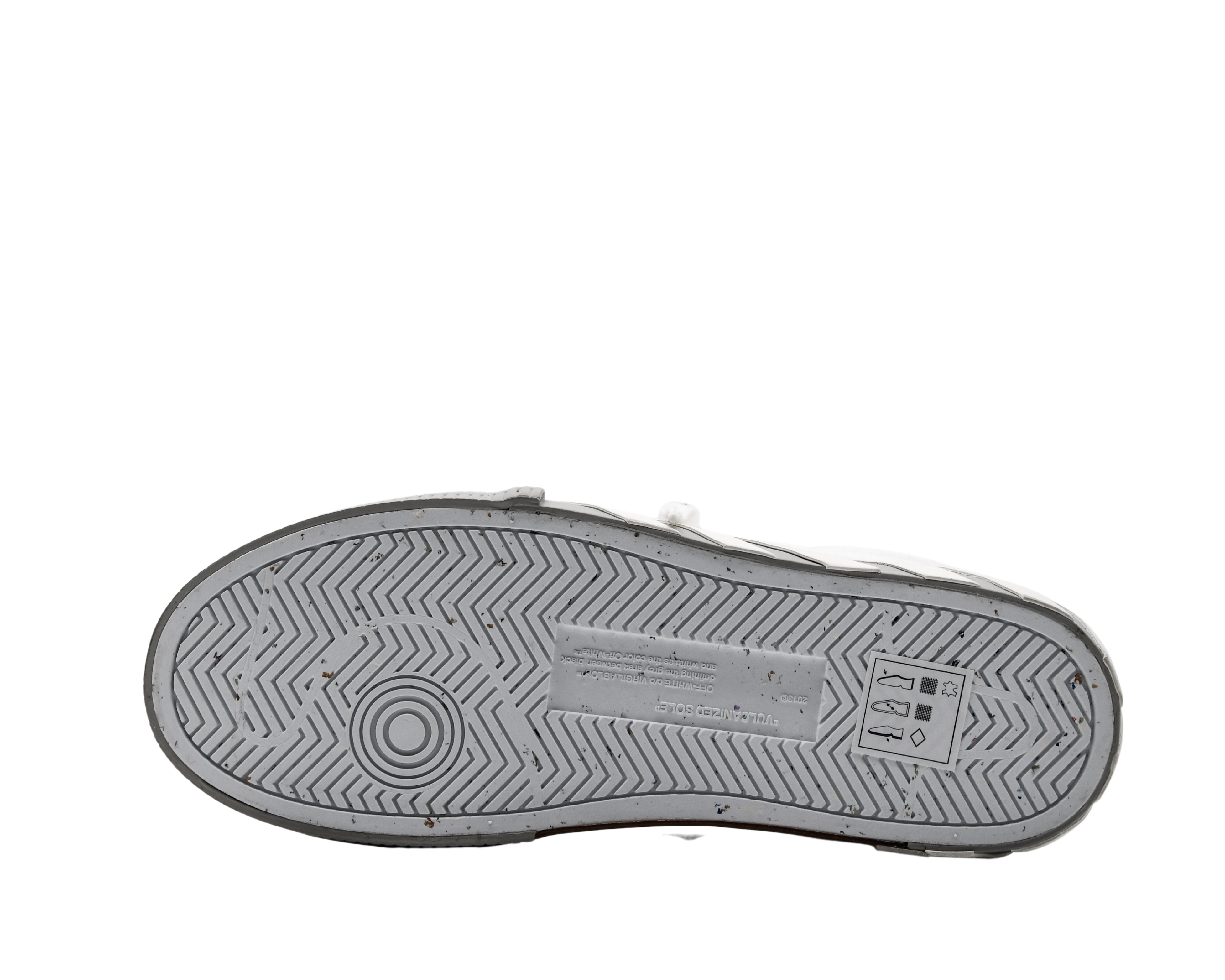 Off-White Vulcanized Sneakers White Grey