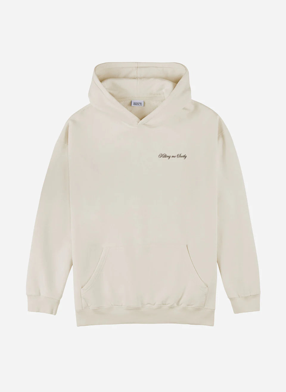 KMS Script Hoodie - whisper white