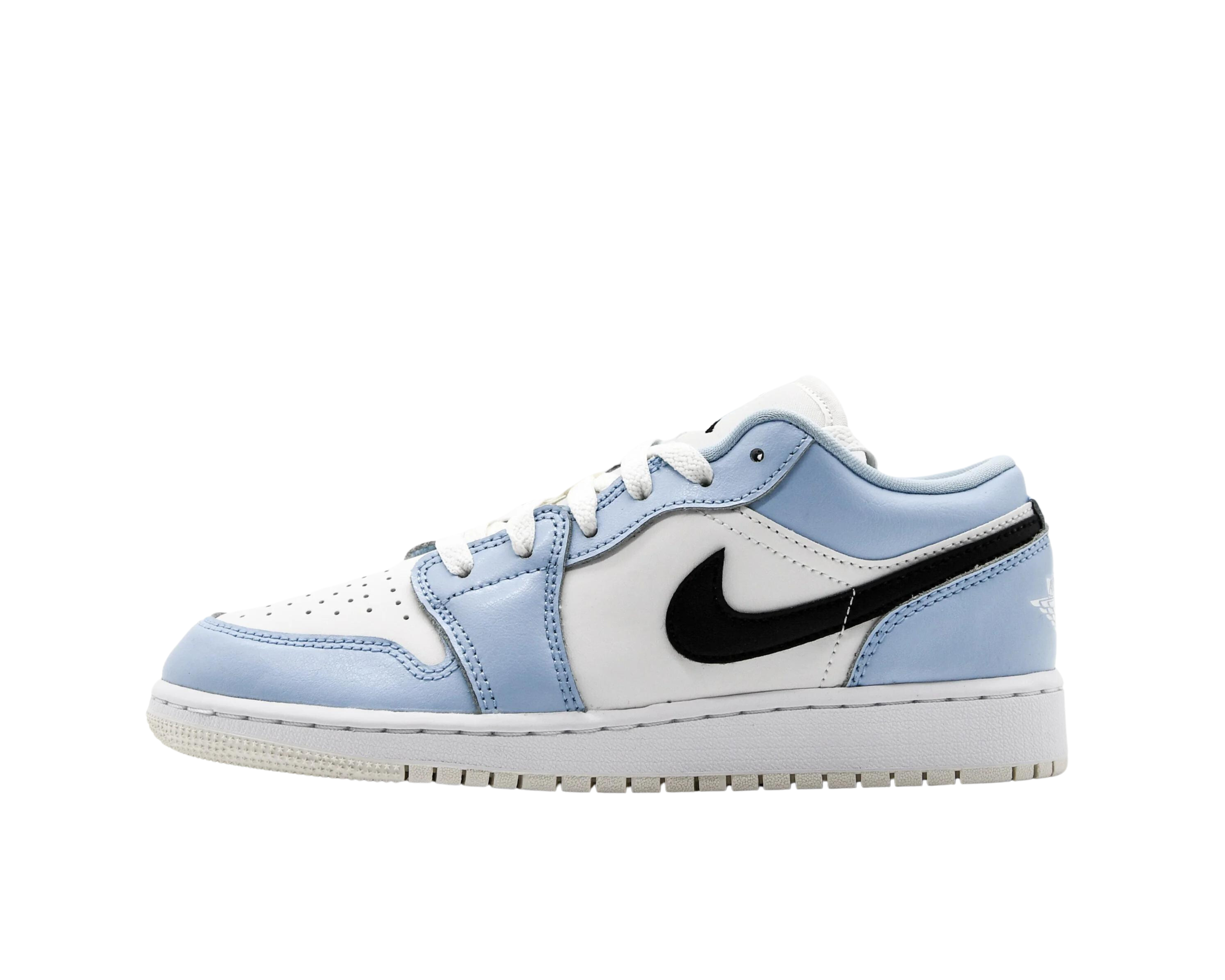 Air Jordan 1 Low Ice Blue Black (GS)