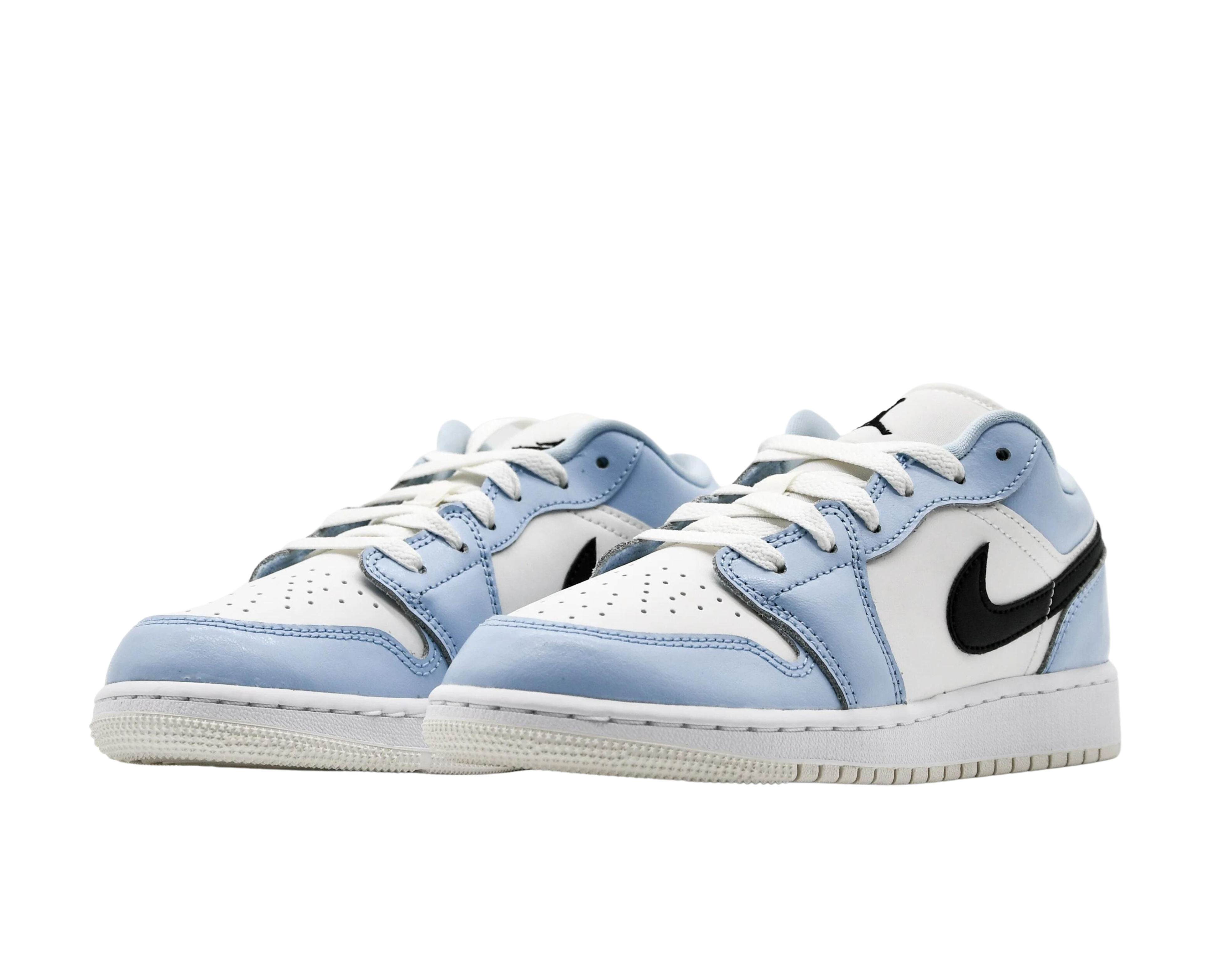 Air Jordan 1 Low Ice Blue Black (GS)