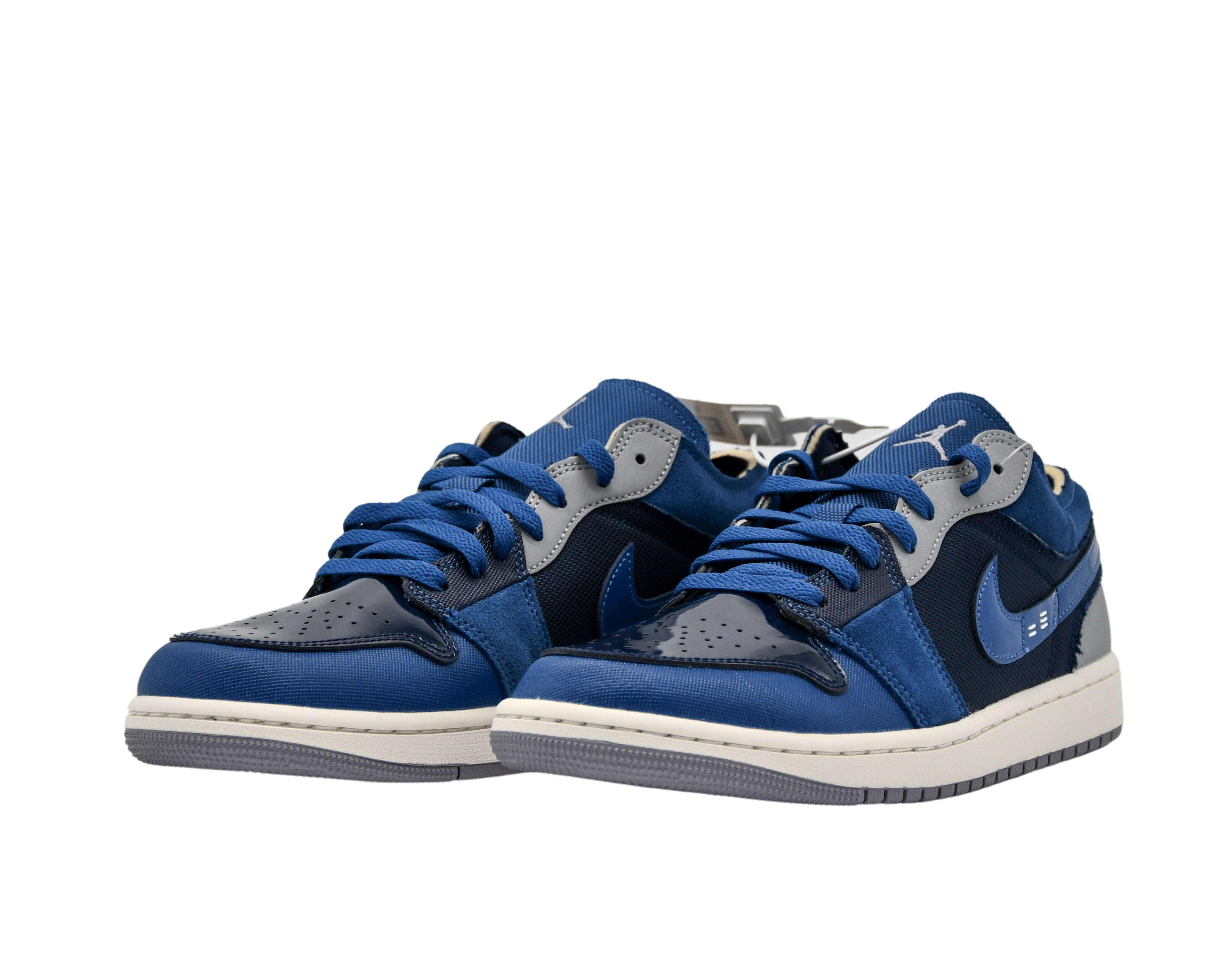 Air Jordan 1 Low SE Craft Obsidian French Blue Ashen Slate White