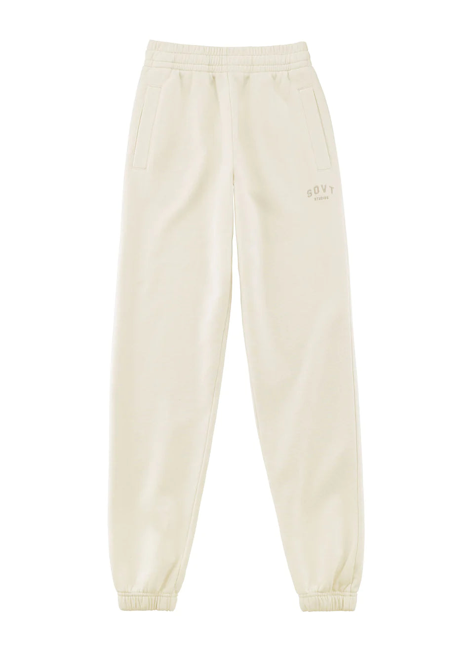 Mary Braun Sweatpants- whisper-white