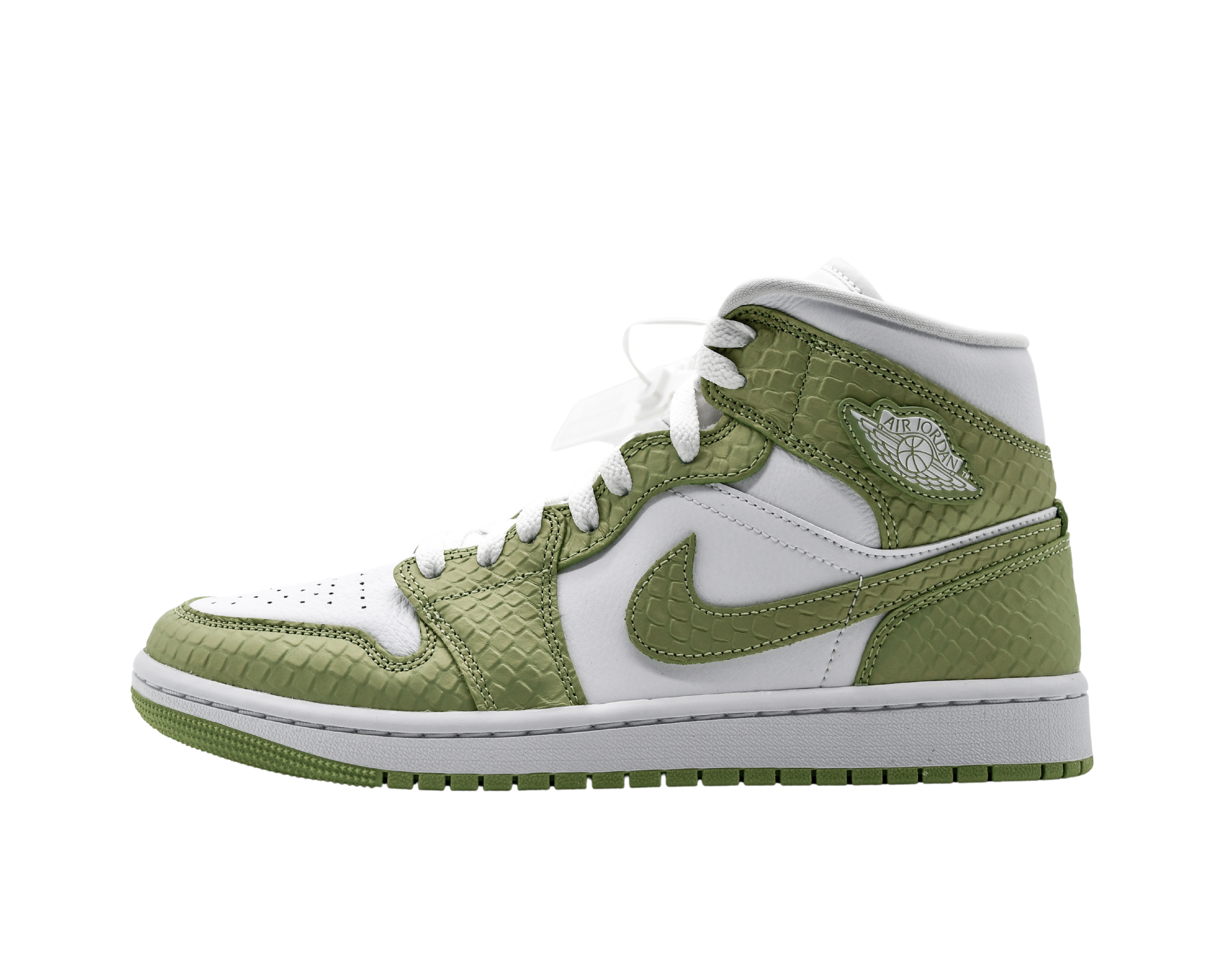 Air Jordan 1 Mid Green Python (W)