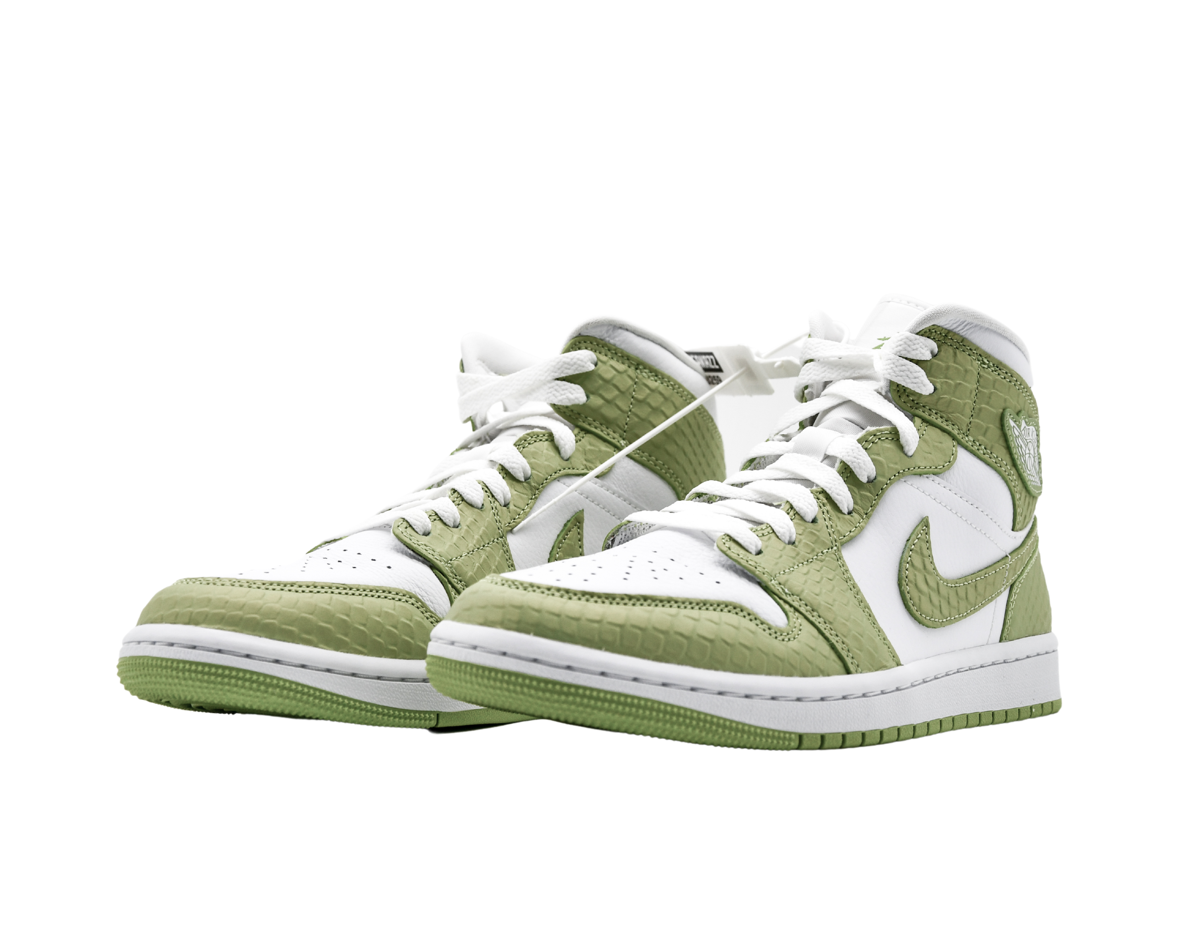 Air Jordan 1 Mid Green Python (W)