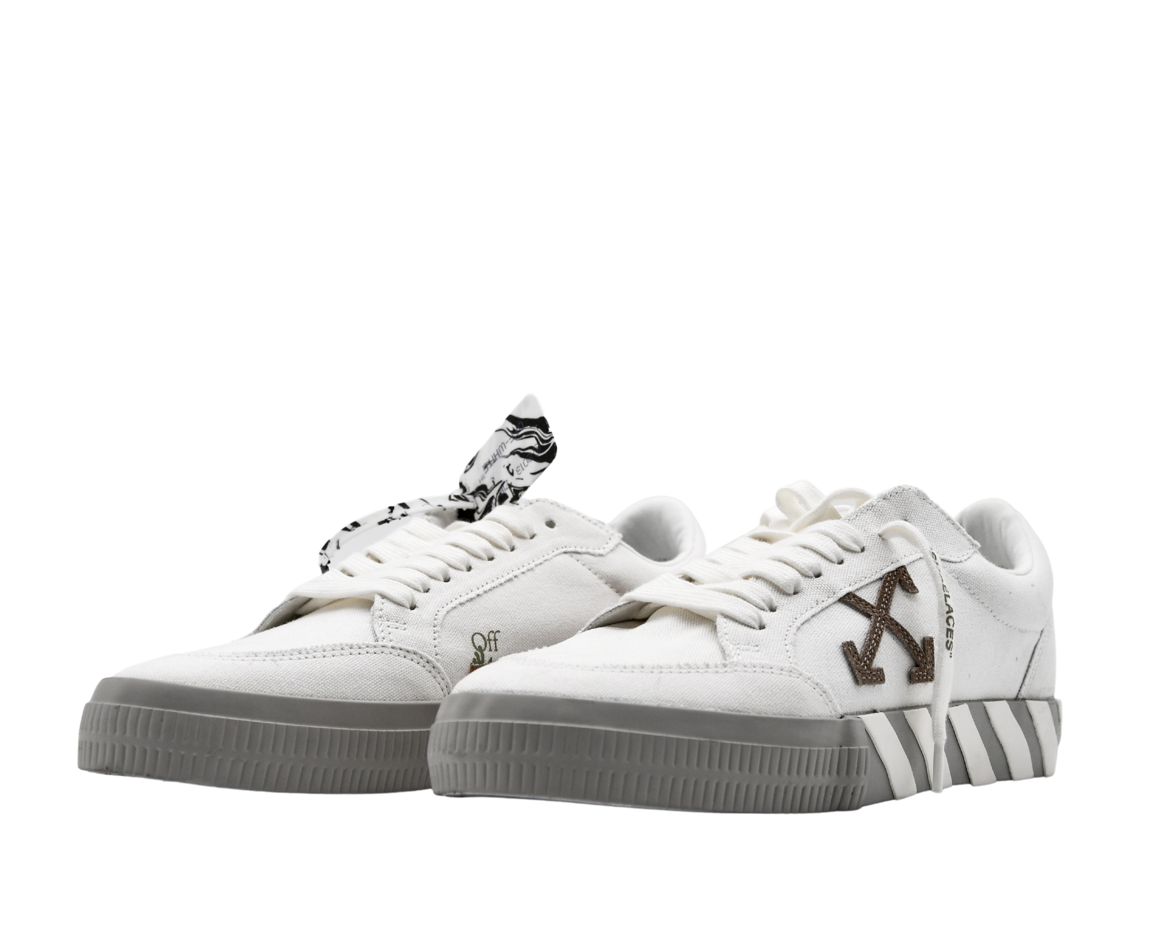 Off-White Vulcanized Sneakers White Grey